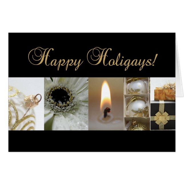 Lycklig-ligays HBT-julkort Hälsningskort (Framsidan Horizontal)