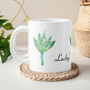 Lycklig Liljekonvalj Jumbo Mugg