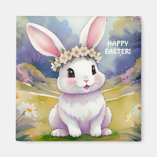 Lycklig lilla bunny 2, Påsk Magnet