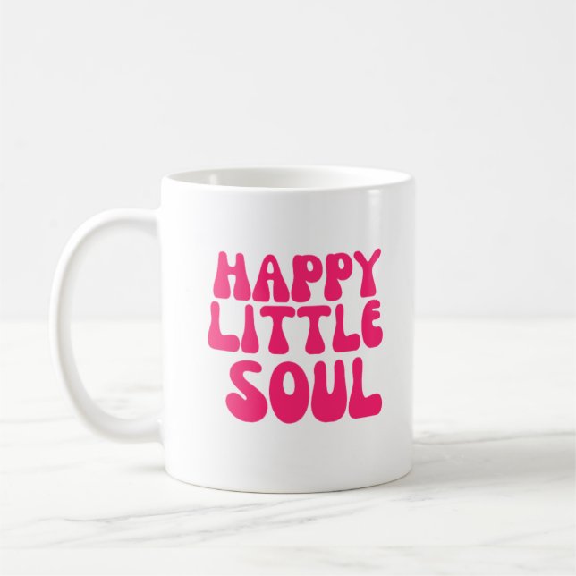 Lycklig lilla själ kaffemugg (Vänster)