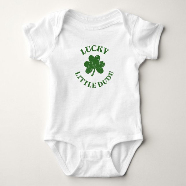 Lycklig lille kille St. Patrick's Day  T Shirt (Framsida)