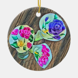 Lycklig Lilys Julgransprydnad Keramik