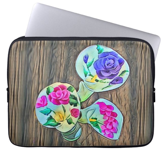 Lycklig Lilys Laptop Fodral (Framsidan)