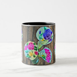 Lycklig Lilys Två-Tonad Mugg