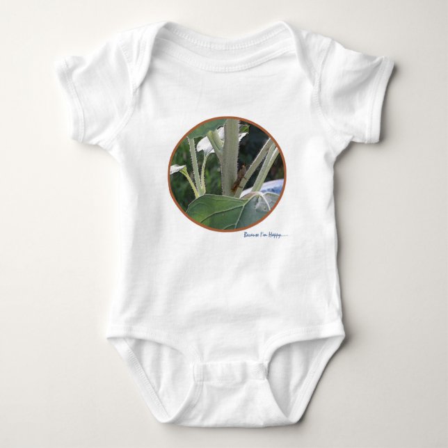 LYCKLIG LITE GRASSHOPPER BABY BÄRA T SHIRT (Framsida)