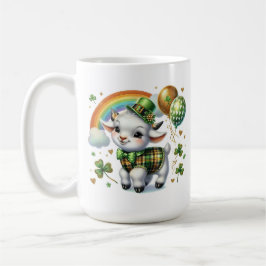 Lycklig liten get kaffemugg