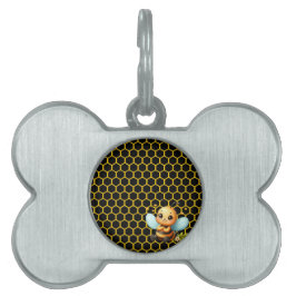 Lycklig Little Bee ID-bricka Husdjur