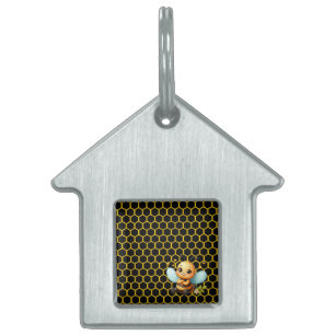 Lycklig Little Bee ID-bricka Husdjur