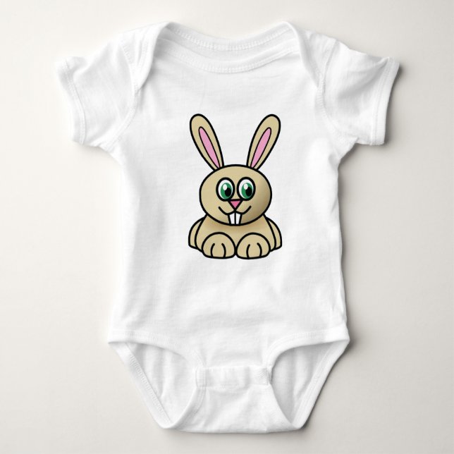 Lycklig Little Bunny Tee (Framsida)