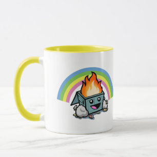 "Lycklig Little Dumpster FIre" Mugg
