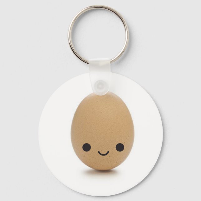 Lycklig Little Egg Nyckelring (Framsida)