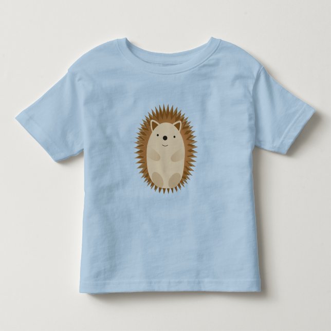 Lycklig Little Hedgehog T Shirt (Framsida)