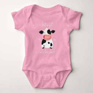 Lycklig Little Holstein Bara en flicka som Kärlek T Shirt