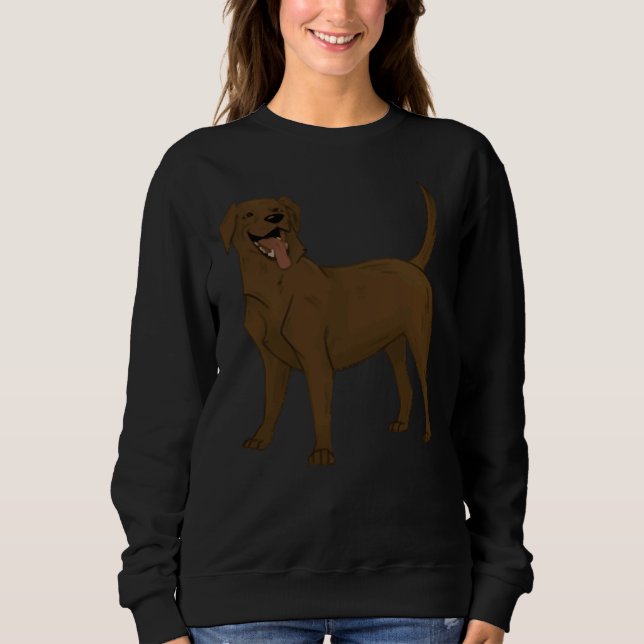 Lycklig Little Lab T Shirt (Framsida)
