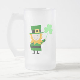 Lycklig Little Leprechaun Frosted Glass Mugg