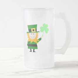 Lycklig Little Leprechaun Frosted Glass Mugg