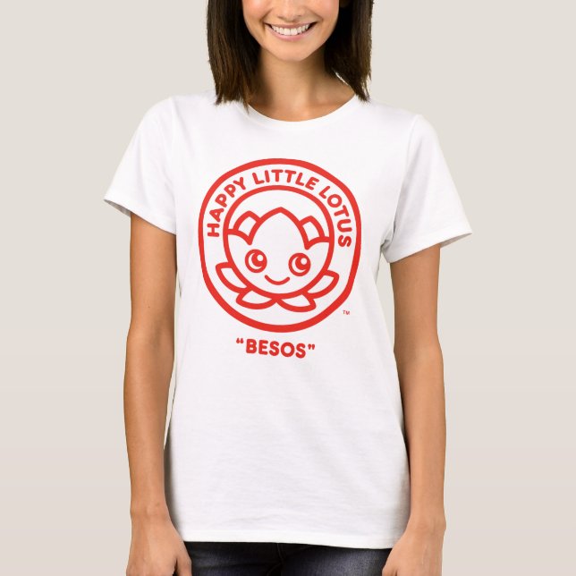 Lycklig Little Lotus, Besos T Shirt (Framsida)