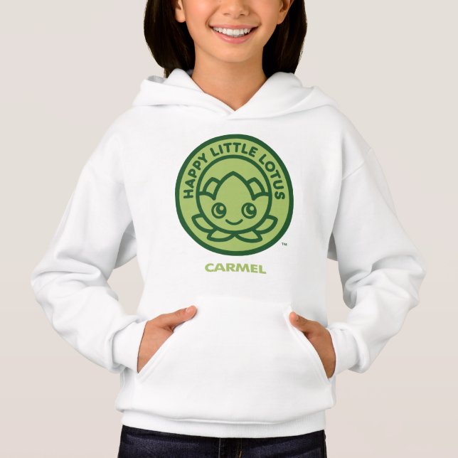 Lycklig Little Lotus, Carmel, T Shirt (Framsida)
