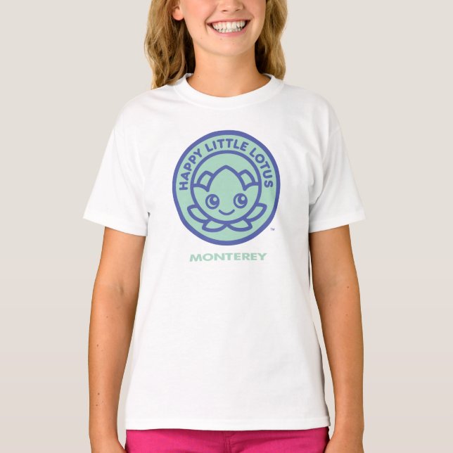 Lycklig Little Lotus, Monterey T Shirt (Framsida)