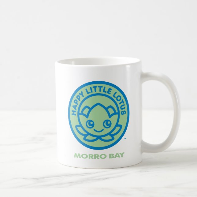 Lycklig Little Lotus, Morro Bay Kaffemugg (Höger)