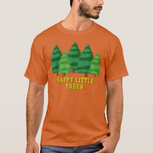 Lycklig Little Träd Painters Bild Arts Costume Ho T Shirt