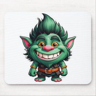 Lycklig Little Troll Chibi illustration Musmatta