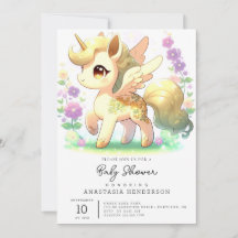 Lycklig Little Unicorn Baby Shower