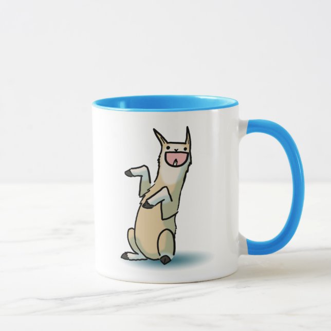 Lycklig Llama Mugg (Höger)