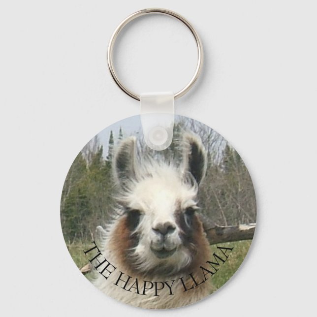 LYCKLIG LLAMA NYCKELRING (Framsida)