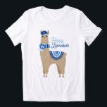 Lycklig Llamakah Funny Hanukkah T Shirt<br><div class="desc">Festive personlig Hanukkah-design.</div>