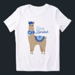 Lycklig Llamakah Funny Hanukkah T Shirt<br><div class="desc">Festive personlig Hanukkah-design.</div>