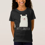 Lycklig Llamakkah Blue Hanukkah Llama Cute T Shirt<br><div class="desc">Lycklig Llamakkah!</div>