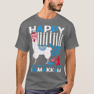 Lycklig Llamakkah Hanukkah Llama Chanukah Alpaca W T Shirt