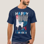 Lycklig Llamakkah Llama Hanukkah Funny T Shirt<br><div class="desc">Lycklig Llamakkah Llama Hanukkah Funny .</div>