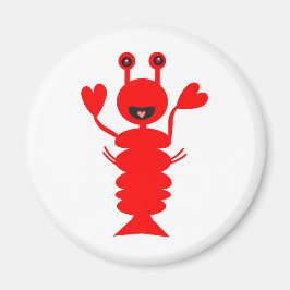 Lycklig Lobster Magnet
