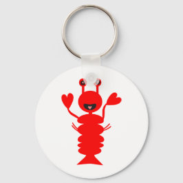 Lycklig Lobster Nyckelring