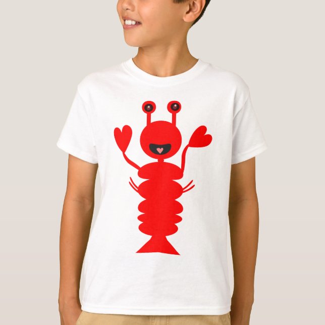 Lycklig Lobster Tee (Framsida)
