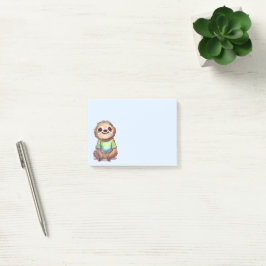 Lycklig log Sloth Relaxed & Chill Post-it Block