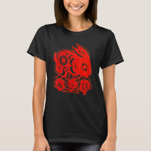 Lycklig Lunar nyår 2023 Cute China Rabbit Deco T Shirt