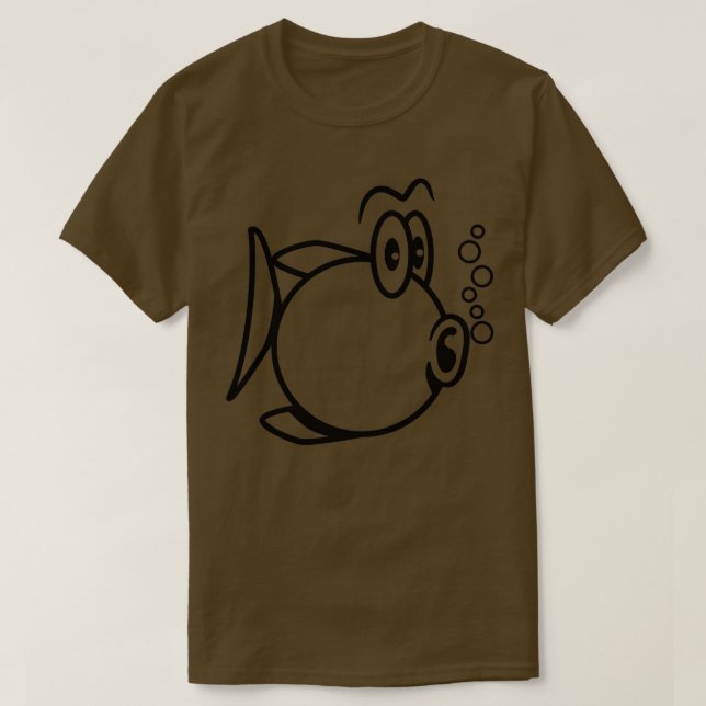lycklig lustig Puffer T Shirt (Design framsida)