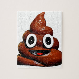 lycklig lustiga poop emoji pussel