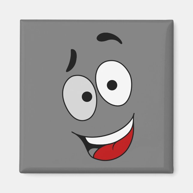 Lycklig magnet - Kook Art - Behålla leende och lyc (Framsidan)