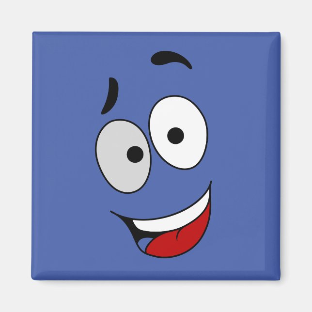 Lycklig magnet - Kook Art - Behålla leende och lyc (Framsidan)