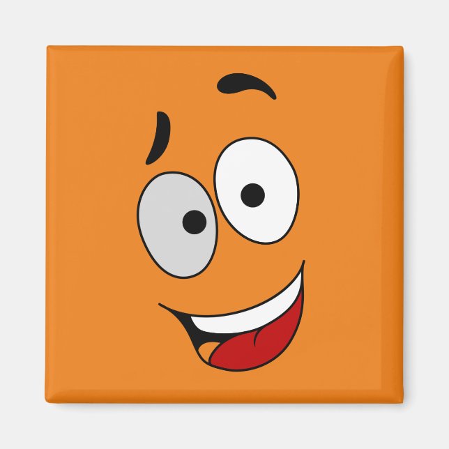 Lycklig magnet - Kook Art - Behålla leende och lyc (Framsidan)