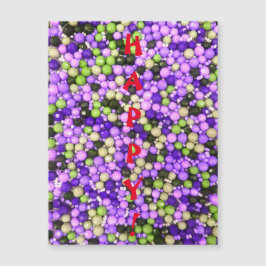 LYCKLIG! Magnethälsningskort