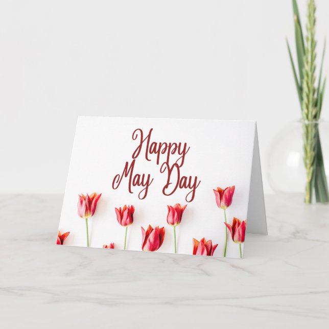 Lycklig-maj Kort (Framsida)