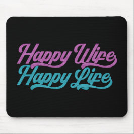 Lycklig Maka Lycklig Life Mors dag | Mousepad Musmatta