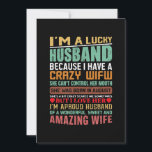 Lycklig Make Galen Hustru Augusti Kvinna Födelseda Julkort<br><div class="desc">Lycklig Make Galen Hustru Augusti Kvinna Födelsedag</div>