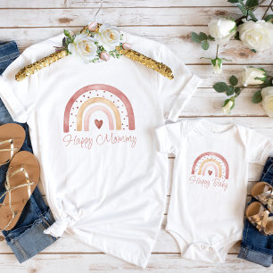 Lycklig Mamma Boho Rainbow T-Shirt