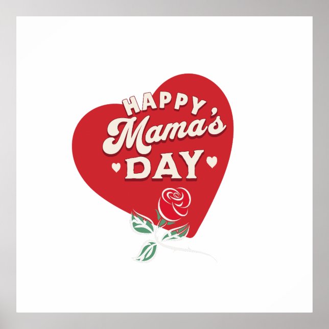 Lycklig Mamma Europadagen Poster (Framsidan)